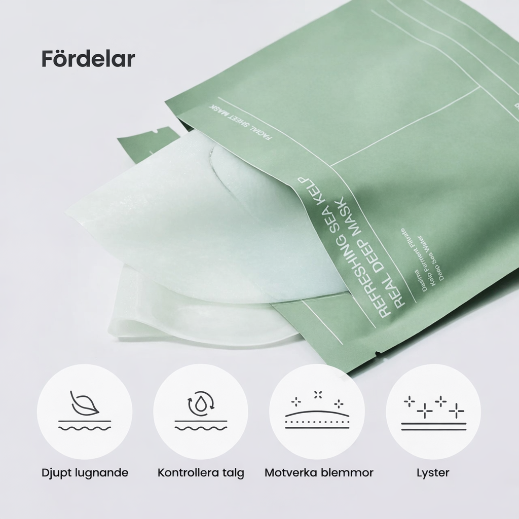 BIODANCE™ – Hydrogel Ansiktsmask med 10% Fermenterade Alger Lugnande · Balanserande · Djupt återfuktande · K-Beauty Ansiktsmask BIODANCE