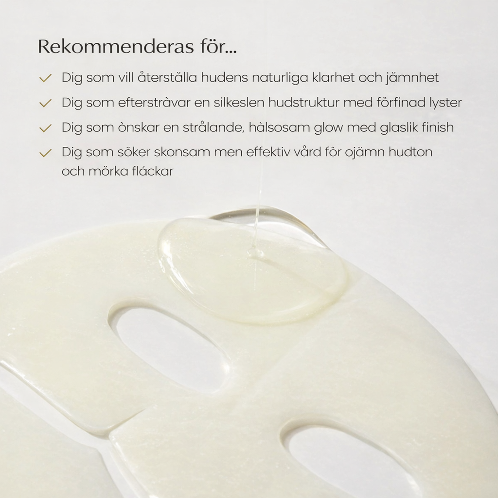 Mascarilla de hidrogel de niacinamida Radiant Vita de BIODANCE™: brillo, hidratación y tono de piel uniforme · Mascarilla facial K-Beauty