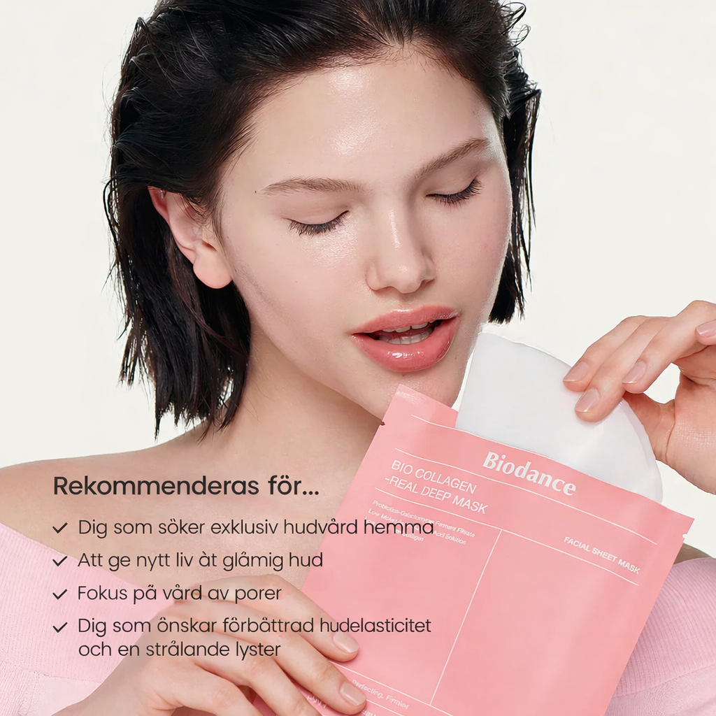 BIODANCE™ – Mascarilla facial profunda de biocolágeno K-Beauty
