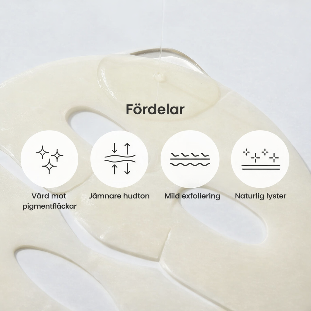 Mascarilla de hidrogel de niacinamida Radiant Vita de BIODANCE™: brillo, hidratación y tono de piel uniforme · Mascarilla facial K-Beauty