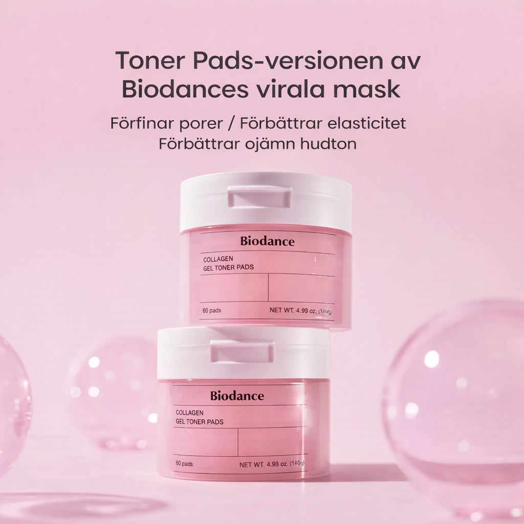 Almohadillas tónicas de gel de colágeno BIODANCE™ (60 almohadillas): hidratación instantánea, firmeza y piel más clara en un solo paso