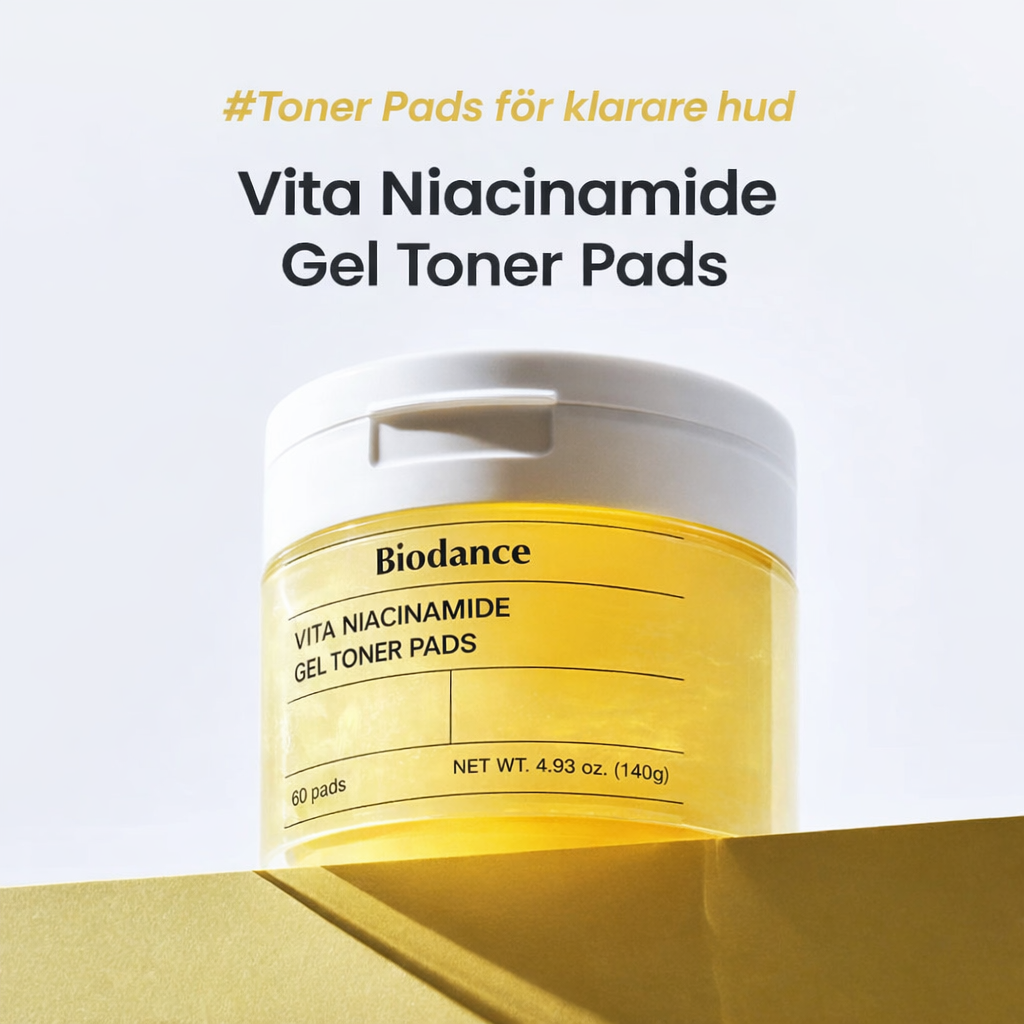 Toallitas de gel tónico Vita Niacinamide BIODANCE™ (60 toallitas): piel más clara, tono más uniforme y un brillo fresco, todos los días