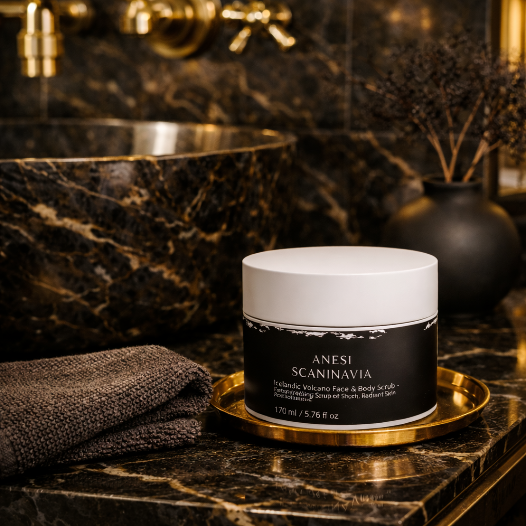 Exfoliante facial y corporal ICELANDIC VULCANO™: exfoliación suavizante con arena volcánica