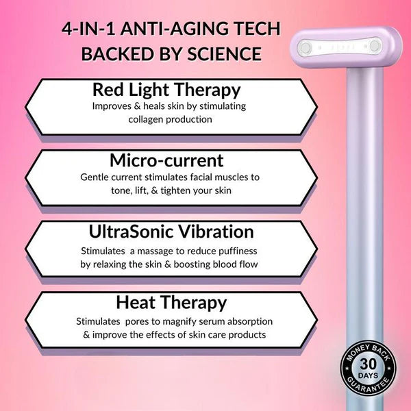 ULTRA LIFT™ – Varita antiedad LED que reafirma, reafirma y da luminosidad en minutos